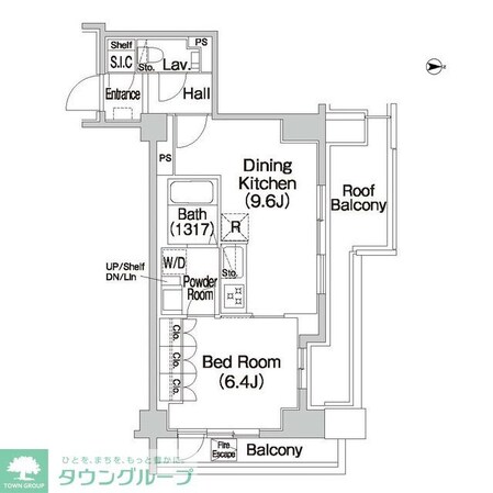 コンフォリア市谷薬王寺の物件間取画像